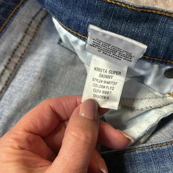 Hudson Krista Super Skinny Jeans, Size 28 - Picture 12 of 14